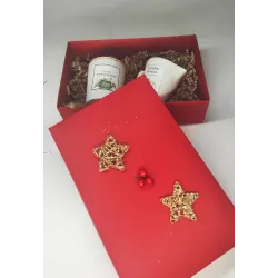 Zestaw naturalnych świec na prezent o zapachu ZIELONA HERBATA