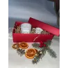 ZESTAW na prezent z naturalnych świec o zapachu RAJSKI GRAPEFRUIT