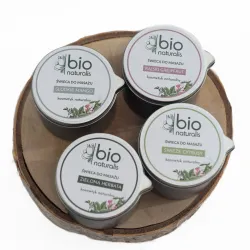 świeca do masażu na ciepło z naturalnych składników